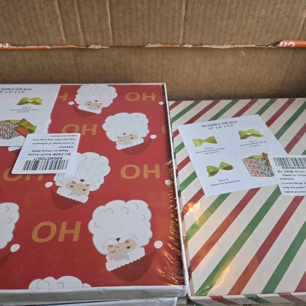 Festive Red and Green Gift Wrap Collection